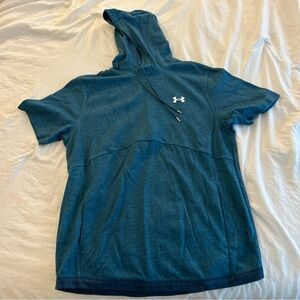 Under Armour Teal Short Sleeve Hoodie